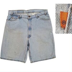 Levi's Vintage Orange Tab 560 Light Wash Jean Shorts Size 40